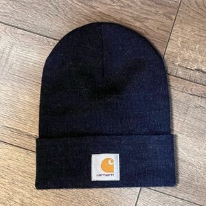 Navy Blue Carhartt beanie